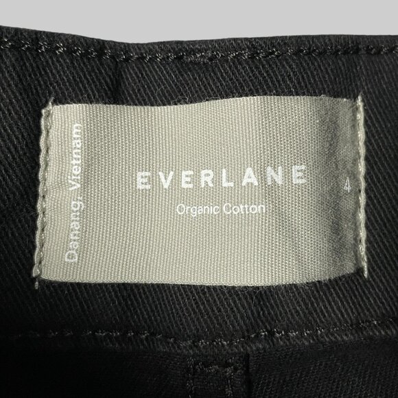 NWT Everlane The Organic Kick Flare Pant Womens 4 Black - Picture 10 of 12